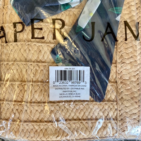 Draper James Straw Bag NWT - Picture 2 of 6